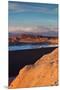 Elevated view of rocky landscape, Valle De La Luna, Atacama Desert, San Pedro de Atacama, El Loa...-null-Mounted Premium Photographic Print