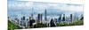 Elevated View of Skylines, Hong Kong, China-null-Mounted Photographic Print