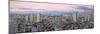 Elevated View of Skylines in a City, Makati, Metro Manila, Manila, Philippines-null-Mounted Photographic Print