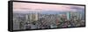 Elevated View of Skylines in a City, Makati, Metro Manila, Manila, Philippines-null-Framed Stretched Canvas