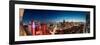 Elevated View of Skylines in a City, Makati, Metro Manila, Manila, Philippines-null-Framed Photographic Print