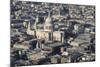 Elevated View of St. Paul's Cathedral and Surrounding Buildings, London, England, UK-Amanda Hall-Mounted Photographic Print