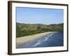 Elevated view of the beach in Bonete, Ilhabela Island, State of Sao Paulo, Brazil, South America-Karol Kozlowski-Framed Photographic Print