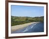 Elevated view of the beach in Bonete, Ilhabela Island, State of Sao Paulo, Brazil, South America-Karol Kozlowski-Framed Photographic Print