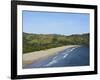 Elevated view of the beach in Bonete, Ilhabela Island, State of Sao Paulo, Brazil, South America-Karol Kozlowski-Framed Photographic Print