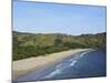 Elevated view of the beach in Bonete, Ilhabela Island, State of Sao Paulo, Brazil, South America-Karol Kozlowski-Mounted Photographic Print