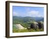 Elevated view of the beach in Bonete, Ilhabela Island, State of Sao Paulo, Brazil, South America-Karol Kozlowski-Framed Photographic Print