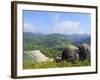 Elevated view of the beach in Bonete, Ilhabela Island, State of Sao Paulo, Brazil, South America-Karol Kozlowski-Framed Photographic Print