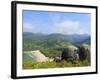 Elevated view of the beach in Bonete, Ilhabela Island, State of Sao Paulo, Brazil, South America-Karol Kozlowski-Framed Photographic Print