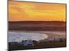 Elevated view of the Cabo Polonio at sunset, Rocha Department, Uruguay, South America-Karol Kozlowski-Mounted Photographic Print
