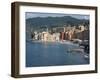 Elevated View of the Camogli from Hotel Cenobio Dei Dogi, Liguria, Italy-null-Framed Photographic Print