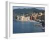 Elevated View of the Camogli from Hotel Cenobio Dei Dogi, Liguria, Italy-null-Framed Photographic Print