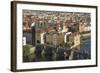 Elevated View of the Charles Bridge, UNESCO World Heritage Site, Prague, Czech Republic, Europe-Angelo Cavalli-Framed Photographic Print