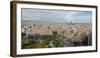 Elevated view of the city, Barcelona, Catalonia, Spain-null-Framed Photographic Print