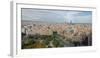 Elevated view of the city, Barcelona, Catalonia, Spain-null-Framed Photographic Print