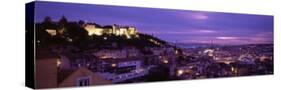 Elevated View of the City, Skyline, Cityscape, Lisbon, Portugal-null-Stretched Canvas