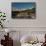 Elevated view of the city walls, Jerusalem, Israel-null-Framed Stretched Canvas displayed on a wall