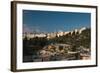 Elevated view of the city walls, Jerusalem, Israel-null-Framed Photographic Print