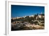 Elevated view of the city walls, Jerusalem, Israel-null-Framed Photographic Print