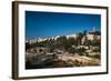 Elevated view of the city walls, Jerusalem, Israel-null-Framed Photographic Print