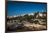 Elevated view of the city walls, Jerusalem, Israel-null-Framed Photographic Print