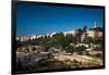 Elevated view of the city walls, Jerusalem, Israel-null-Framed Photographic Print