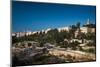 Elevated view of the city walls, Jerusalem, Israel-null-Mounted Photographic Print