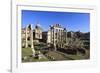 Elevated View of the Columns of the Temples of Saturn and Vespasian with Santi Luca E Martina-Eleanor Scriven-Framed Photographic Print