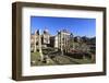 Elevated View of the Columns of the Temples of Saturn and Vespasian with Santi Luca E Martina-Eleanor Scriven-Framed Photographic Print