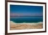 Elevated view of the Dead Sea, Metzoke Dragot, Israel-null-Framed Photographic Print