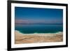 Elevated view of the Dead Sea, Metzoke Dragot, Israel-null-Framed Photographic Print