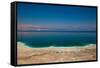 Elevated view of the Dead Sea, Metzoke Dragot, Israel-null-Framed Stretched Canvas