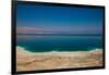 Elevated view of the Dead Sea, Metzoke Dragot, Israel-null-Framed Premium Photographic Print