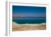 Elevated view of the Dead Sea, Metzoke Dragot, Israel-null-Framed Photographic Print