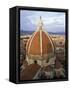 Elevated View of the Duomo, Florence, Unesco World Heritage Site, Tuscany, Italy-James Emmerson-Framed Stretched Canvas