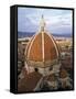 Elevated View of the Duomo, Florence, Unesco World Heritage Site, Tuscany, Italy-James Emmerson-Framed Stretched Canvas