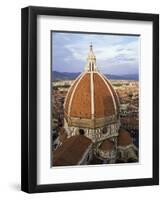 Elevated View of the Duomo, Florence, Unesco World Heritage Site, Tuscany, Italy-James Emmerson-Framed Photographic Print