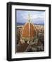 Elevated View of the Duomo, Florence, Unesco World Heritage Site, Tuscany, Italy-James Emmerson-Framed Photographic Print