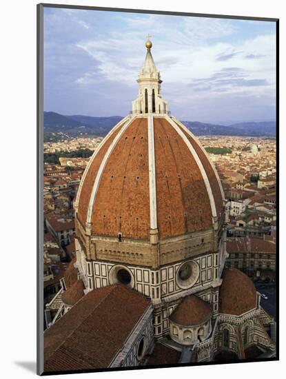 Elevated View of the Duomo, Florence, Unesco World Heritage Site, Tuscany, Italy-James Emmerson-Mounted Photographic Print