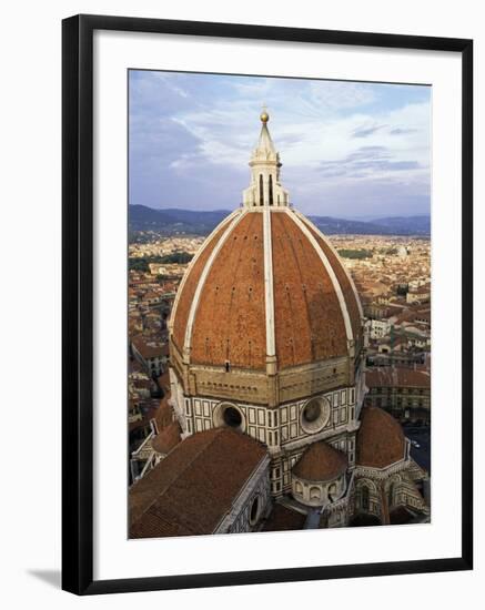 Elevated View of the Duomo, Florence, Unesco World Heritage Site, Tuscany, Italy-James Emmerson-Framed Photographic Print