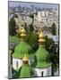 Elevated View of the Green Roof and Gold Domes of St. Sophia Cathedral, Kiev Ukraine-Gavin Hellier-Mounted Photographic Print