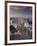 Elevated View of the Hotels and Casinos Along the Strip at Dusk, Las Vegas, Nevada, USA-Gavin Hellier-Framed Photographic Print