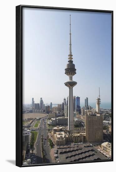 Elevated View of the Modern City Skyline and Central Business District with Liberation Tower-Gavin-Framed Photographic Print