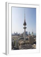 Elevated View of the Modern City Skyline and Central Business District with Liberation Tower-Gavin-Framed Photographic Print