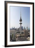 Elevated View of the Modern City Skyline and Central Business District with Liberation Tower-Gavin-Framed Photographic Print