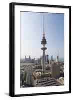 Elevated View of the Modern City Skyline and Central Business District with Liberation Tower-Gavin-Framed Photographic Print