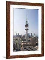 Elevated View of the Modern City Skyline and Central Business District with Liberation Tower-Gavin-Framed Photographic Print