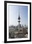 Elevated View of the Modern City Skyline and Central Business District with Liberation Tower-Gavin-Framed Photographic Print