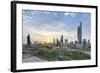 Elevated View of the Modern City Skyline and Central Business District-Gavin-Framed Photographic Print