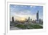 Elevated View of the Modern City Skyline and Central Business District-Gavin-Framed Photographic Print